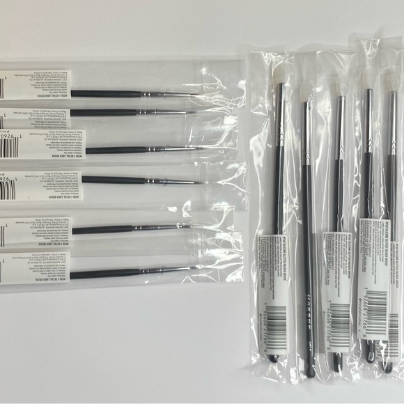 Set of 12- Morphe Bundle •6 GLITTER PACKER BRUSH •6 DETAIL LINER BRUSH - Picture 5 of 7
